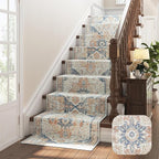 jinchan Kelda Runner Rug 2x10 Hallway Rug Washable Runner Vintage Mat Retro - Image 8