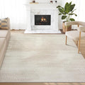 Abani Neutral Beige Area Rug 9' x 12' by Abani