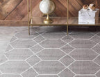 Unique Loom Trellis Frieze Collection Area Rug - Image 3