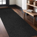 Easy Jute Rugs 2x7 Dark Gray Color Living Room Indoor Outdoor Runner Rug by Unknown