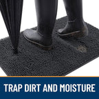 OLANLY Dog Door Mat for Muddy Paws 47x20, Absorbs Moisture and Dirt, Absorbent - Image 2