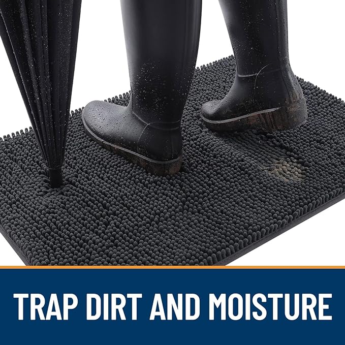 OLANLY Dog Door Mat for Muddy Paws 59x20, Absorbs Moisture and Dirt, Absorbent - Image 2