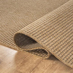 CAMILSON Easy Jute Rug 5x7, Indoor Outdoor Natural Color Farmhouse Area Rugs - Image 5