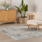 Dash & Albert Blaire Mineral Machine Washable Rug, 7.5 X 9.5 Feet - Image 4