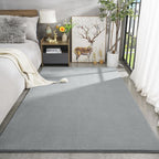Amearea Large Modern Area Rugs for Bedroom Living Room, 8x10 Feet Grey - Image 2