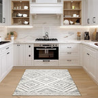 Area Rug 8x8 Rug Machine Washable Non-Slip Low Pile Print Pattern Western Rug - Image 8