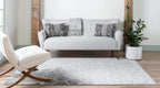 Rugs.com Lattice Trellis Collection Rug – 10' x 14' Gray Low-Pile Rug Perfect - Image 4