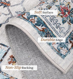 zesthome Area Rugs 9x12, Washable Rug Non-Slip Low Pile Rugs - Image 4