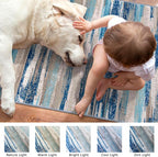 Modern Abstract Runner Rug 2x12 - Image 3
