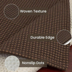 IOHOUZE Washable Runner Rug 2.6x8 Non Slip Rubber Backed Wide Hallway Runner - Image 6
