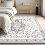 Phantoscope Washable Area Rug 9'x12' Non-Slip, Vintage Boho Rugs - Image 6
