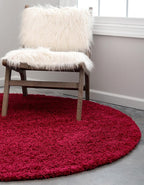 Unique Loom Solid Shag Collection Area Rug - Image 3