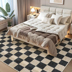LIVEBOX 8x10 Area Rugs for Living Room, Checkered Non-Slip Washable Rugs - Image 3