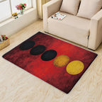 Geometric Rug, 6x8 Rug, Modern Large Area Rug, Washable Rug Non Slip Soft - Image 2