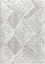 Antep Rugs Palafito 8x10 Geometric Shag Diamond High-Low Pile Textured Indoor - Image 3