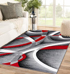 Persian Area Rugs 2305 Gray 8x11 Abstract Area Rug, 8 x 11 ft - Image 4