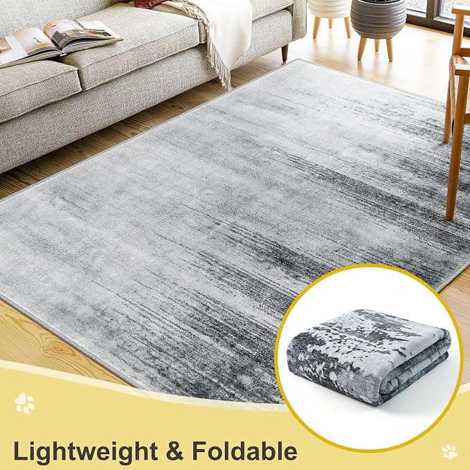 COMSLE Door Mat Soft Absorbent Indoor Front Entryway Rug Machine Washable - Image 8