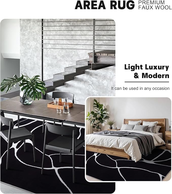 YIHOUSE Modern Washable Area Rug - Image 2