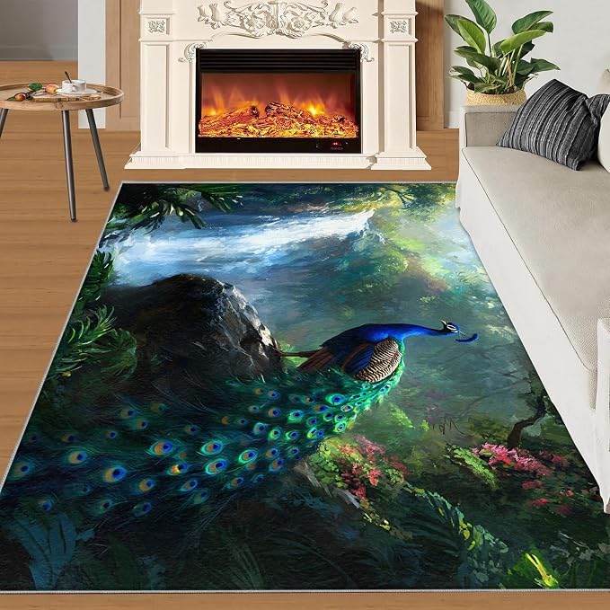 Peacock Rugs for Bedroom - Image 3