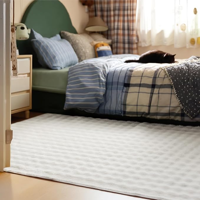 Bedsure 3x5 Fluffy Area Rugs for Living Room, Machine Washable Rugs, Non-Slip - Image 3