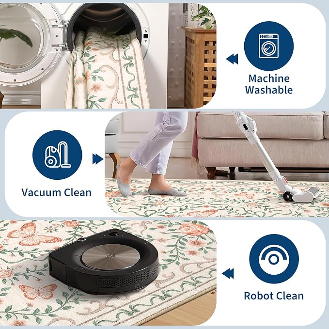 GarveeHome Washable Runner Rug 2x6 Non Slip Hallway Runners Stain Resistant Low - Image 7