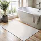 CAMILSON Modern White Non Slip Door Mat Rug 2x3 Ultra Soft High Pile Entryway - Image 6