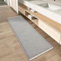 Upgraded Waffle Runner Rug Super Absorbent Non Slip Bath Mats by AMOAMI