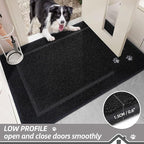 BEQHAUSE Dog Door Mat for Muddy Paws 20"x32" Dirt Trapper Absorbent Doormat Non - Image 9