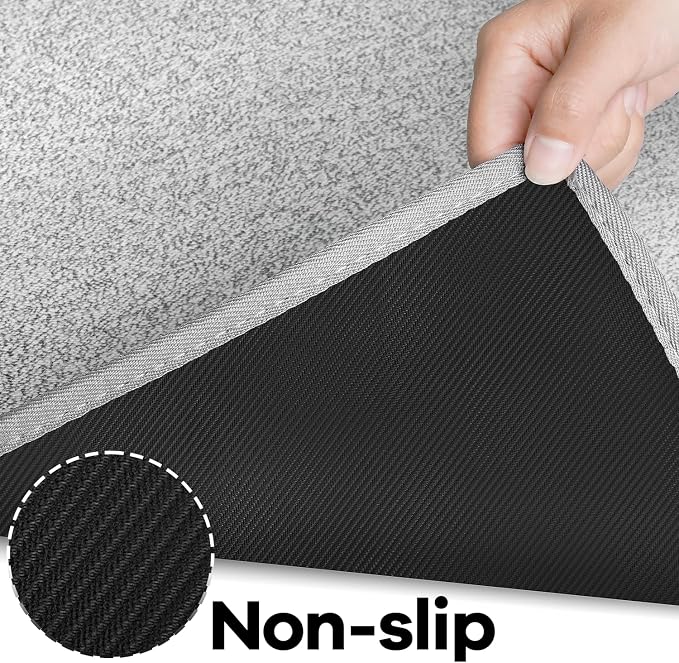 Runner Rug with Non Slip Rubber Backing, Washable Soft Floor Carpet - Image 5