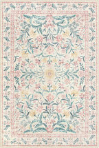 Wonnitar Washable Area Rug 6x9, Boho Non Slip Non-Shedding Pastel Nursery Carpet - Image 9