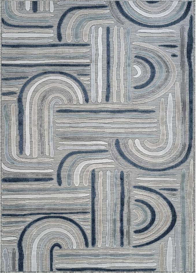 CAMILSON Indoor Outdoor Rug, Easy-Cleaning Non-Shedding Living Room, Garden and - Image 2