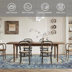Easy-Going Area Rug 6x9 Washable Boho Rugs - Image 4