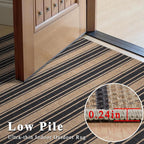 Striped Easy Jute Rug 6x9 Outdoor Rug Large Washable Rugs - Image 4