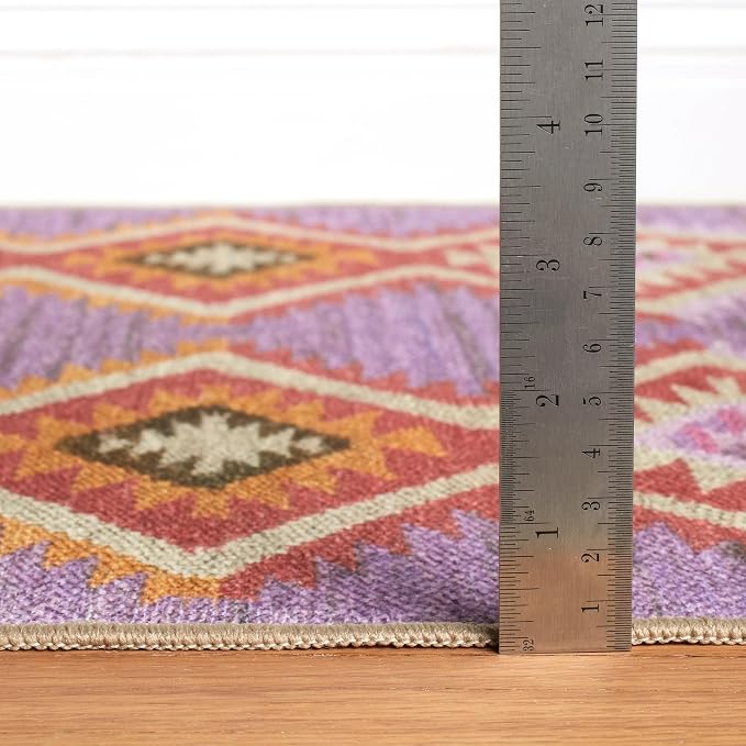 Dash & Albert Rhapsody Spice Machine Washable Rug, 6 X 9 Feet - Image 3