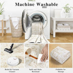 2x3 Vintage Washable Area Rugs for Entryway Soft Non-Slip Bath Mat Boho - Image 6