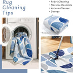 MUJOO Runner Rug Washable, Non Slip Carpet Long Mat Indoor, Boho Soft Modern - Image 4