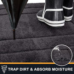 PURRUGS Dirt Trapping Door Mat 20" x 31.5", Non-Slip/Skid Machine Washable - Image 3