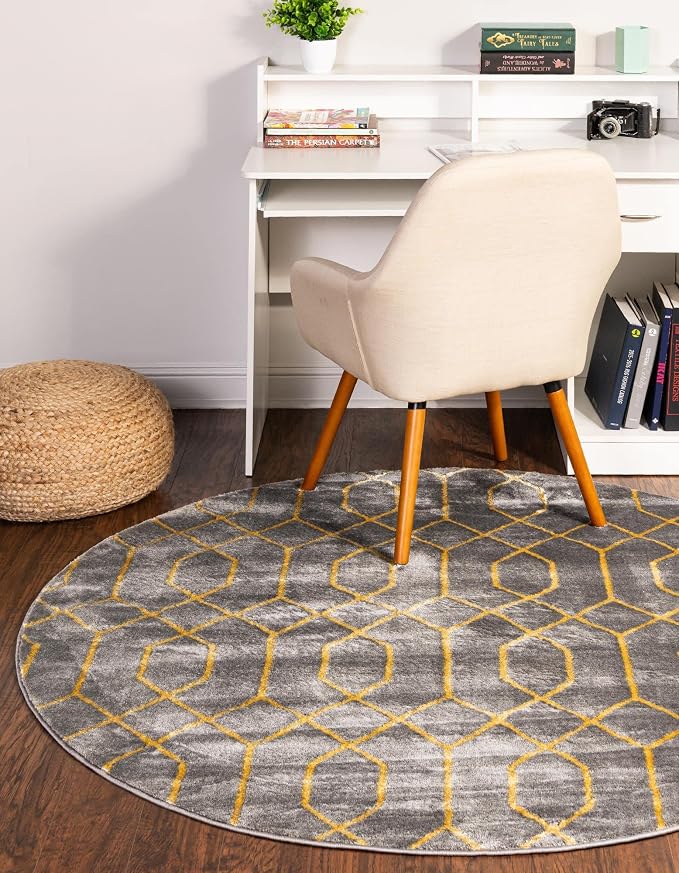 Unique Loom Glam Collection Area Rug - Image 4