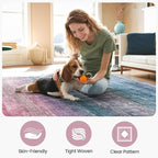 Kokia Abstract Area Rugs 9x12 Bedroom Washable Decor Low Pile Fluffy Non-Slip - Image 4