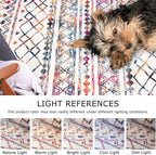 KUTA Moroccan Rugs for Entryway, 2x3 Multi-Color Area Rug Non-Slip Washable - Image 5