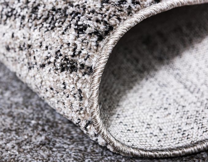 Rugs.com Angelica Collection Rug – 8 Ft Round Light Gray Medium Rug Perfect - Image 7