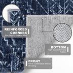 KILOCOCO Area Rug 4'x6' Entryway Rug Washable Bedroom Rugs Non Slip Printed - Image 5