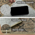 5x7 Machine Washable Area Rug for Living Room, Kids and Pets Friendly for - Image 6