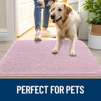 OLANLY Dog Door Mat for Muddy Paws 44x24, Absorbs Moisture and Dirt, Absorbent - Image 6