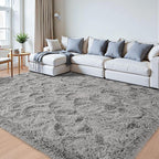 Beglad Fluffy Large Area Rugs 6x9 Feet, Modern Minimalist Style Shag Fuzzy Rugs - Image 9