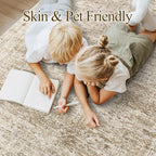 Area Rugs 4x6 for Living Room, Vintage Washable Rugs for Dining Room, Non-Slip - Image 3