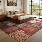 DweIke Washable Area Rugs for Living Room, 4x6 Soft Bedroom Rugs, Geometric - Image 5