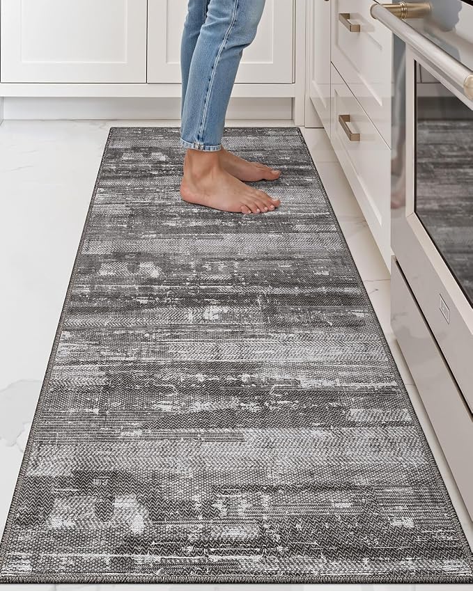LUMI Washable Kitchen Rug 2x6 for Floor, Non Slip Runner Rugs - Image 3