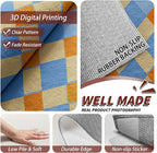 Checkerboard Indoor Rugs for Entryway - Image 5