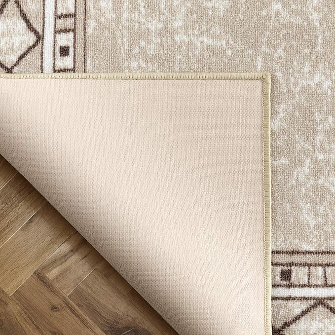 Antep Rugs Alfombras Modern Bordered 5x7 Non-Skid Low Profile Pile Rubber - Image 5